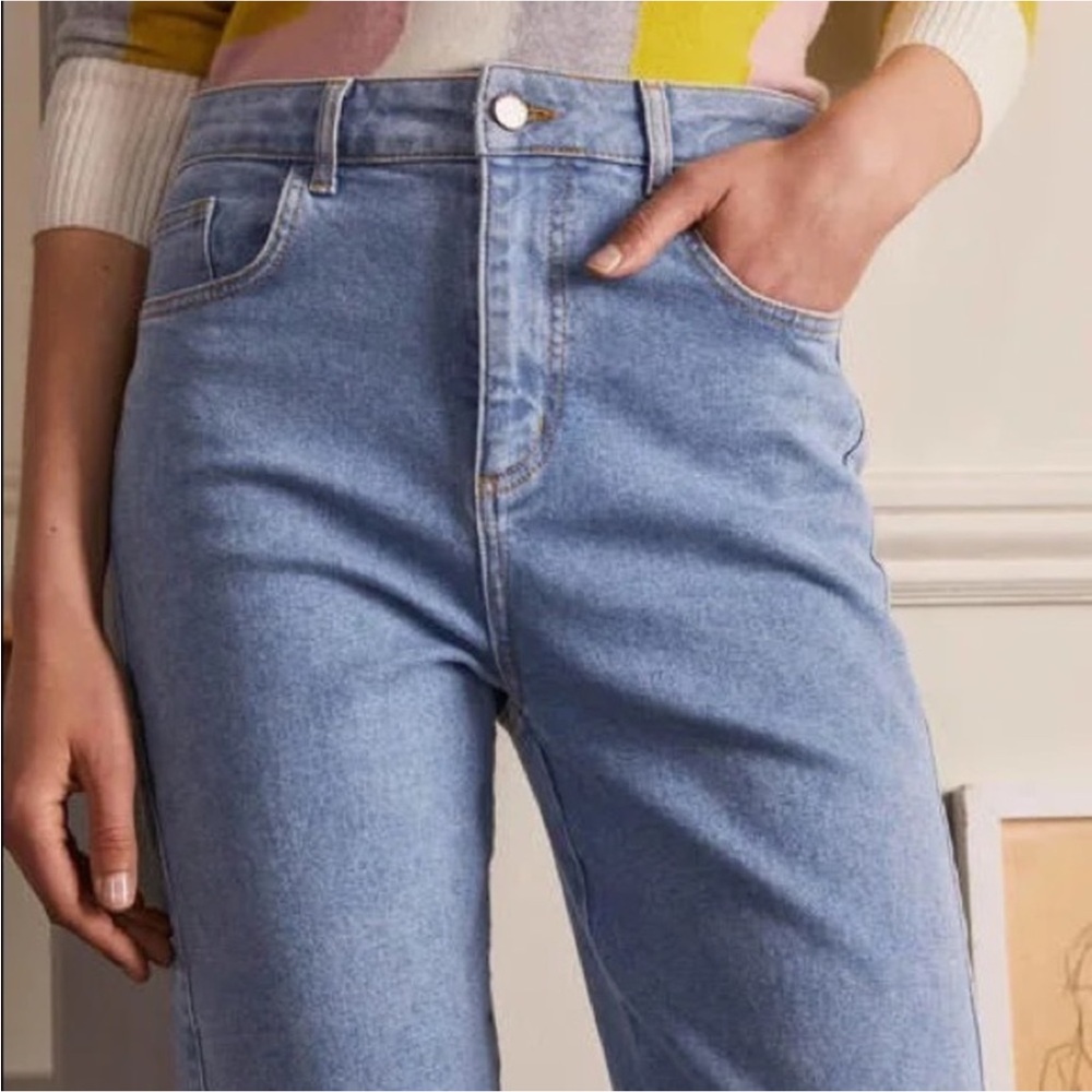 BODEN DENIM Women’s High Rise Barrel Jeans Sz 12R